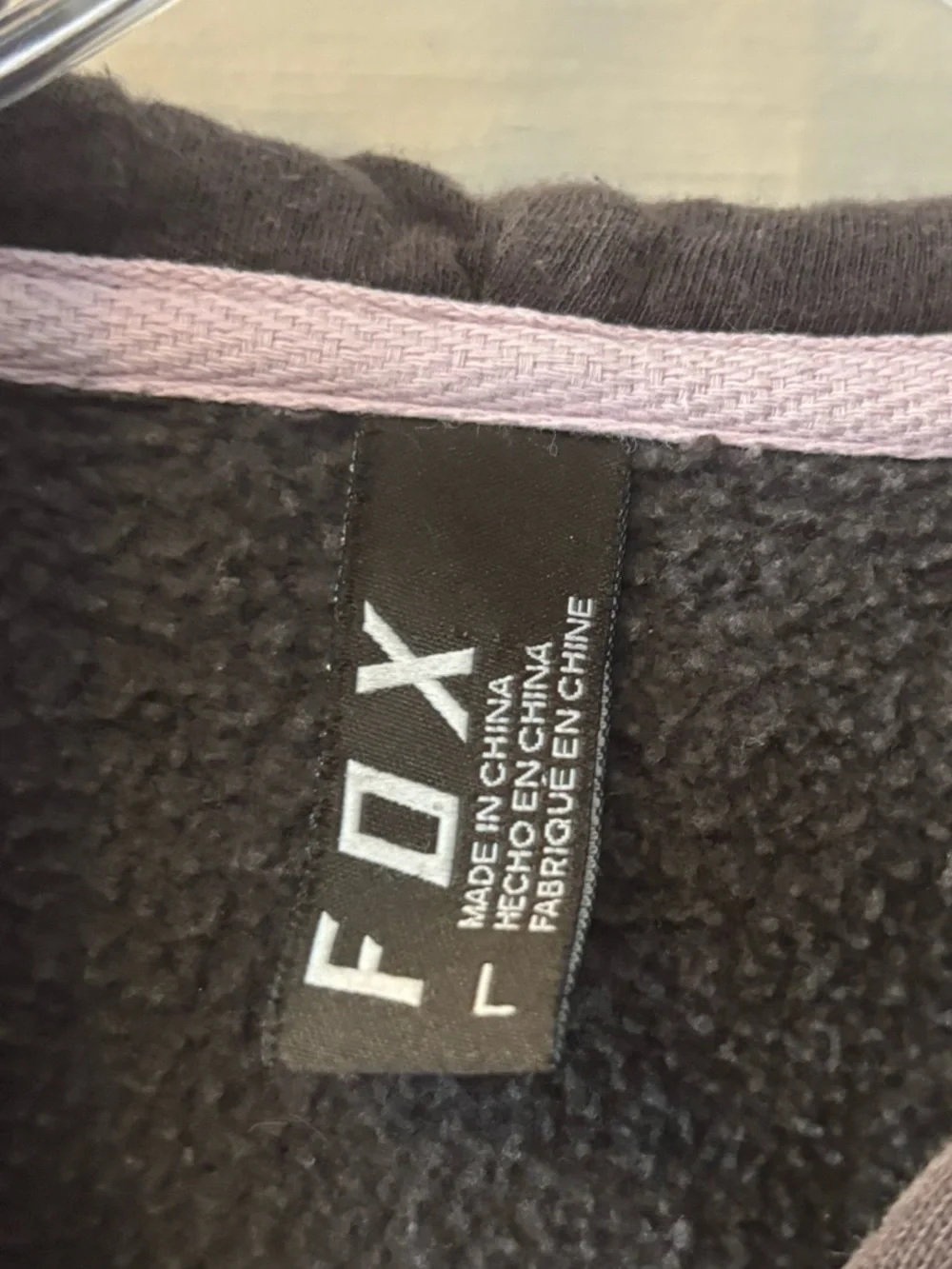 Fox Racing Womens Gray Hoodie Born from Dirt Raised on Fumes Rose Graphic - Picture 6 of 6